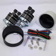 MOTOR METER RACING Electronic Suspension Air Pressure Gauge 2" Dual Digital Display 220 PSI Includes sensors Kits