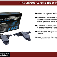 BK1604-4D Rear Premium E-Coat Drilled Rotors and Ultimate Ceramic Brake Pads and Hardware Kit