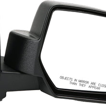 Dorman 955-1617 Passenger Side Manual Door Mirror - Folding for Select Jeep Models, Black