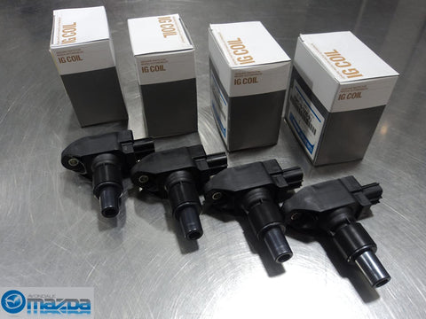 MAZDA RX-8 2004-2011 NEW SET OF FOUR OEM IGNITION COILS