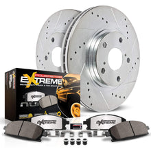 Power Stop K6545-36 Front Z36 Truck & Tow Brake Kit, Carbon Fiber Ceramic Brake Pads and Drilled/Slotted Brake Rotors