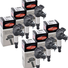 New Set of 6 Delphi GN10309 Igntion Coils