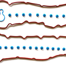ECCPP Engine Replacement Valve Cover Gasket Set for 04-07 for Dodge for Ram 1500 4.7L for Jeep Grand Cherokee Commander Valve Covers Gaskets