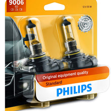 Philips 9006 Standard Halogen Replacement Headlight Bulb, 2 Pack