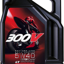 Motul 104115 Racing Oil 300V Synthetic 5W40 4L