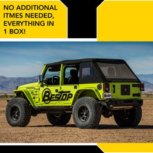 Bestop 5492335 Black DiamondTrektop NX Glide Convertible Soft top 4-door
