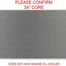 Radiator for 2008 Chevrolet Silverado 1500 34 INCH BETWEEN TANKS-WITHOUT ENGINE OIL COOLER