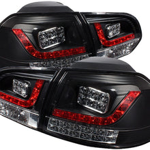 Spyder 5008176 Volkswagen Golf/GTI 10-13 LED Tail Lights - Black