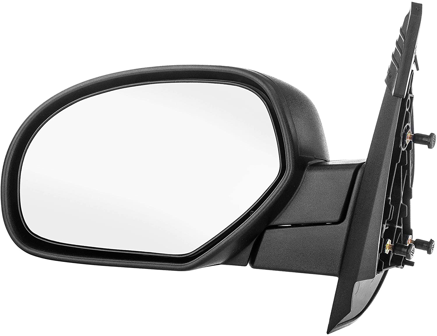 Dependable Direct Left Driver Side Textured Non-Heated Manual Folding Manual Operating Mirror for 07-13 Chevy Silverado. 2008-2014 GMC Sierra - Parts Link #: GM1320332