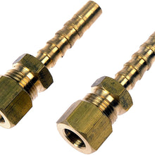 Dorman 800-036 Fuel Line Adapter - 5/16 in. Steel to 5/16 in.(8mm) Nylon Tubing, 2 Pack