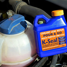 K-SEAL Coolant Leak Repair, ST5501 8oz, Multi-Purpose Formula Stops Leaks in the Radiator, Head Gasket, Block, Water Pump Casing, Heater Core, and Freeze Plug - Pour and Go - Trade Trusted-Stop Leak