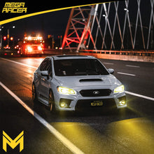 Mega Racer H11/H8/H16 Fog Light LED Headlight Bulbs, 3 Changeable Colors for Fog Light Replacement Bulb (6000K Diamond White, 3000K Golden Yellow, 4300K Warm White), 50W 8000 Lumen COB IP68, Pack of 2