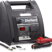DieHard 71688 1150 Peak Amp 12V Jump Starter with USB/12V Portable Power Ports and 100PSI Air Compressor