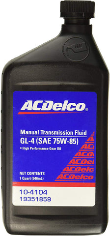 ACDelco 10-4104 1 Pack Manual Transmission Fluid