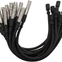 Spark Plug Ignition Wire Set for Mercedes Benz C-Class E-Class ML SLK 320 350 - Pack of 12