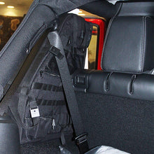 SUNPIE Roll Bar Storage Bag Cage for 2007~2018 Jeep Wrangler JK JL CJ TJ Rubicon 4-Door with Multi-Pockets & Organizers & Cargo Bag Saddlebag Tool Kits Holder