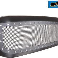 EAG Rivet Mesh Grille Stainless Steel Replacement with Shell Fit for 99-04 Ford Super Duty F250 F350 F450 F550