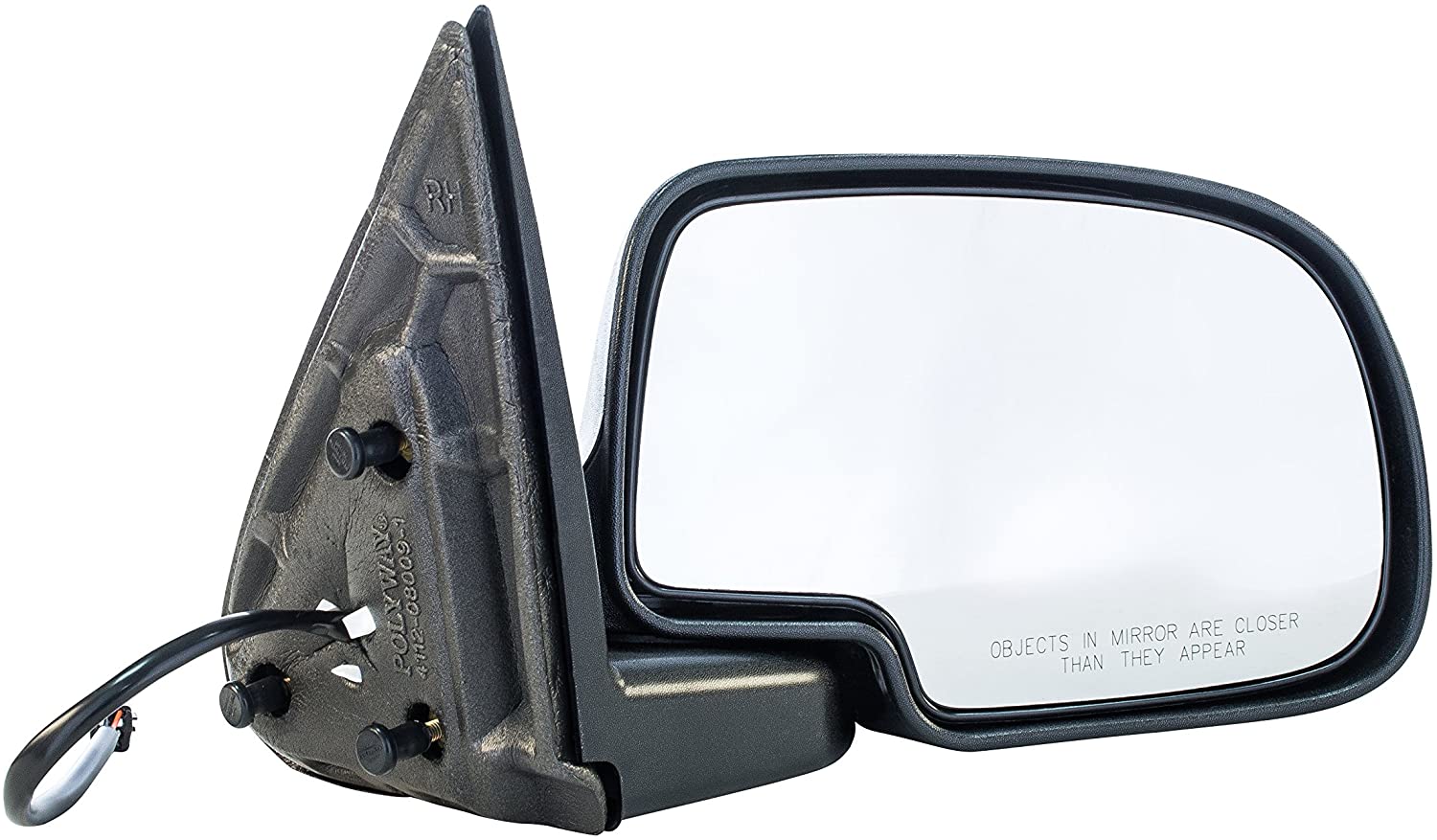 Dependable Direct Right Side Power Folding Heated Mirror for 00-05 Chevy Suburban, Tahoe Yukon GM1321247