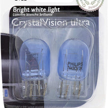 PHILIPS 7443CVB2 7443 CrystalVision Ultra Miniature Bulb, 2 Pack