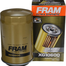 FRAM Ultra Synthetic Automotive Replacement Oil Filter, Designed for Synthetic Oil Changes Lasting up to 20k Miles, XG10600 (Pack of 1)