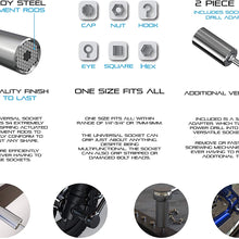 Universal Socket Tool For Wrench Tool Sets, Ratchet, One Size Drill Adapter, Magic Multifunctional, Best Cool Adjustable Gadget Grip Car Tech Gifts For Fathers, Him, Men, Dad