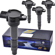 Set of 4 Herko B097 Ignition Coils For Mitsubishi L4 V6 2.4L 3.8L 2004-2009