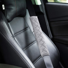 Tatuo 4 Pack Car Seat Belt Pads Seatbelt Protector Soft Comfort Seat Belt Shoulder Strap Covers Harness Pads Helps Protect Your Neck and Shoulder (Gray)