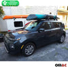 Roof Rack Crossbars Compatible with Kia Soul 2020-2021 | Luggage Kayak Cargo Hard-Shell Carrier | Aluminum Rooftop of Your Car or SUV | Black 2 Pcs.