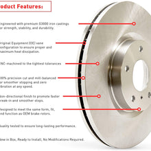 Rear Dynamic Friction Company Disc Brake Rotor 600-67111 (1)