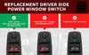 Driver Side Master Window Switch - Double Auto - Fits Dodge Ram, Grand Caravan, Journey, Nitro, Chrysler Town & Country, Jeep Liberty - Replaces# 4602863AD, 4602863AB, 901-473, 4602870AD (Renewed)