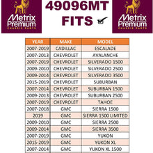METRIX PREMIUM 49096MT Front Sway Bar Bushing Kit |K200222| For -> 07-18 ESCALADE / 07-13 AVALANCHE / 2007-2018 SILVERADO 1500 & SUBURBAN / 07-18 TAHOE / 07-18 SIERRA / 07-18 YUKON | Made in TURKEY