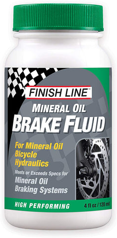 Finish Line High Performance Mineral Oil Brake Fluid, 4 oz