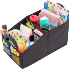 Premium Front & Backseat Car Organizer | Heavy Duty Back Stitching - 9 Clutter-Free Seat Storage Pockets | Easily Keep Seats & Floors Organized & Clean w/ Supply and Toy Organizers for Kids & Adults