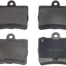 Wagner ThermoQuiet MX739 Semi-Metallic Disc Pad Set, Rear