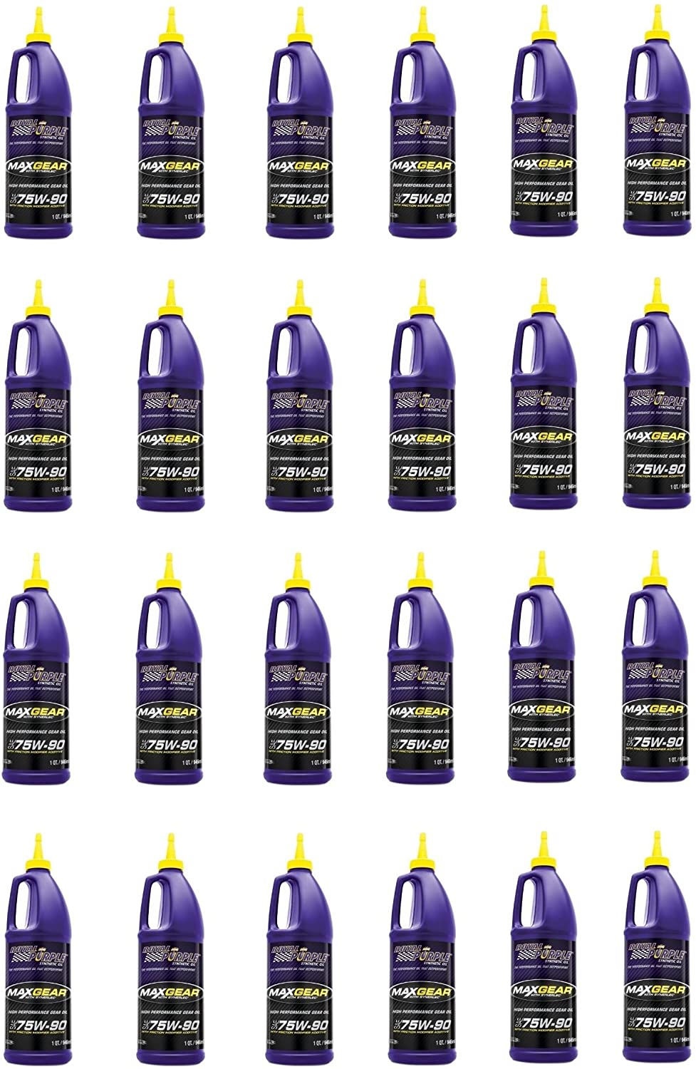 Royal Purple 75W90 Max-Gear Synthetic Gear Lube Oil Pack of 24 Quarts by Royal Purple