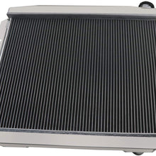CoolingCare 3 Row Aluminum Radiator for 1957-1959 Ford Fairlane, Mercury Montclair V8