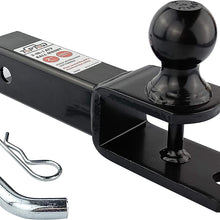 TOPTOW ATV/UTV Hitch Adater 64209, Fits for 2 inch Receiver, 2 inch Ball, with 5/8 inch Pin