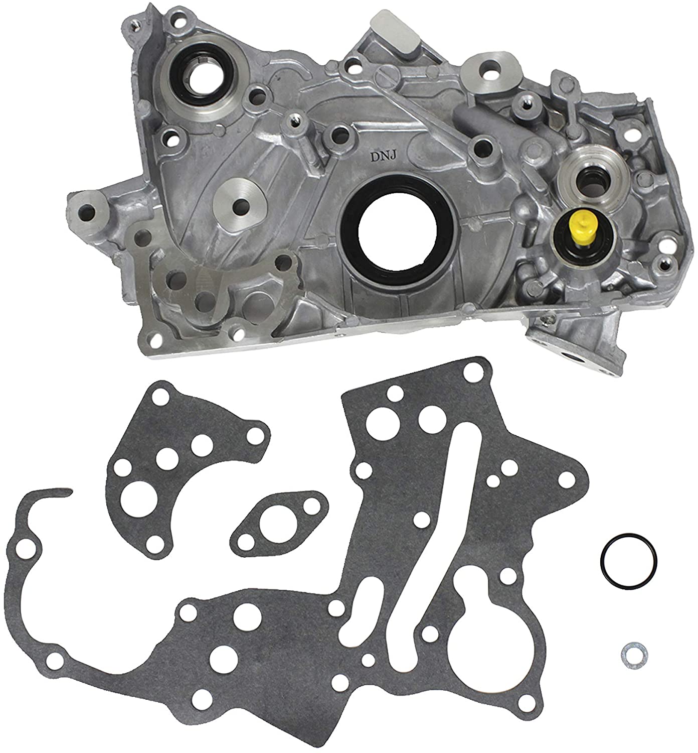 DNJ OP105 Oil Pump for 1985-1991 / Dodge, Hyundai, Mitsubishi, Plymouth/Colt, Cordia, Galant, Mighty Max, Ram 50, Sonata, Tredia, Van / 1.8L, 2.0L, 2.4L / SOHC / L4 / 8V / VIN D, VIN S