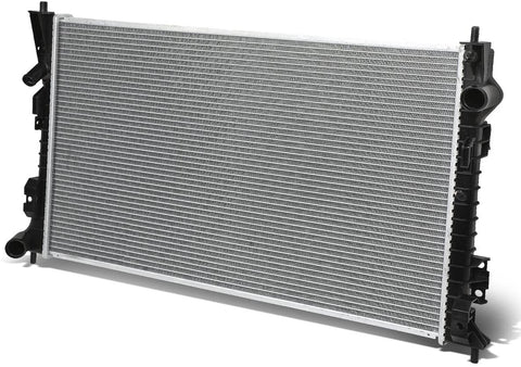 Replacement for Ford Edge/Lincoln MKX 1-1/2 inches Inlet OE Style Aluminum Direct Replacement Racing Radiator