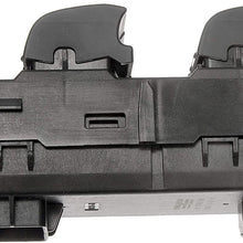 Dorman 901-219 Front Driver Side Master Window Switch - 5 Button for Select Ford Models, Black