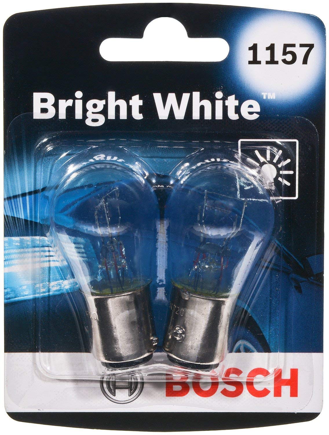 Bosch 1157 Bright White Upgrade Minature Bulb, Pack of 2