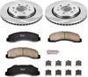 Power Stop KOE3167 Autospecialty By Power Stop 1-Click Daily Driver Brake Kits Front Incl. 13.78 in. OE Replacement Rotors w/Z16 Ceramic Scorched Brake Pads Autospecialty By Power Stop 1-Click Daily Driver Brake Kits