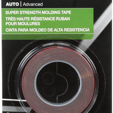 3M Super Strength Molding Tape, 03609, 1/2 in x 5 ft