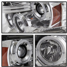 Spyder Auto 5010049 LED Halo Projector Headlights Chrome/Clear