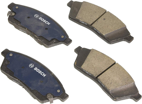 Bosch BC1422 QuietCast Premium Ceramic Disc Brake Pad Set For 2010-2016 Cadillac SRX and 2011 Saab 9-4X; Front