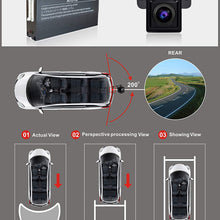 ATOTO AC-SC3601 Single-Camera-Based Surround View Rearview Parking System - Use Panoramic Image Stitching Tech - Bird's-Eye View of Surroundings - Easy Installation