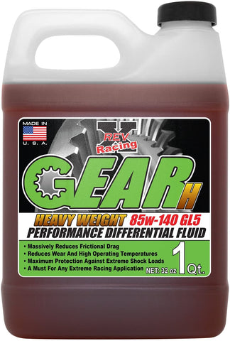 REV X Gear-H 85w140 Racing Differential Fluid - 1 qt.