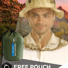 Mosquito Head Net Mesh - Bug/Insect Face Netting for Hats with Extra Fine Fly Screen Holes for Men & Women - Ultimate Outdoor Protection/Shield from Bugs, Gnats, No-See-Ums & Midges. Chemical Free