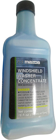 Genuine Mazda Fluid (0000-77-400E-20) Ultra-Clear Windshield Washer Concentrate - 16 oz.