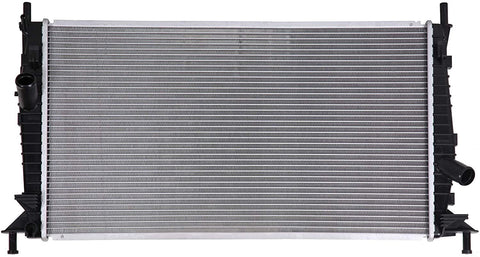 Lynol Cooling System Complete Aluminum Radiator Direct Replacement Compatible With 2004-2009 Mazda 3 Mazda3 L4 2.0L 2.3L